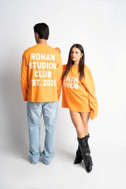 PRE-ORDER CLUB OVERSIZED LONGSLEEVE ORANGE