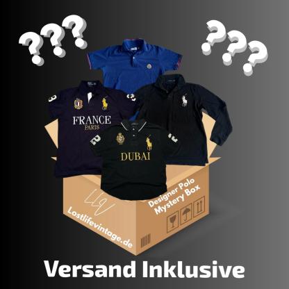 Vintage Designer Polo Mystery Box (bis zu 3 Designer Polos)