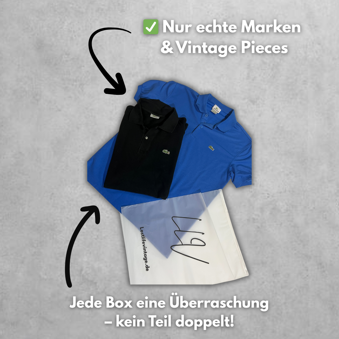 Premium Vintage Polo Mystery Box (bis zu 3 Polos)