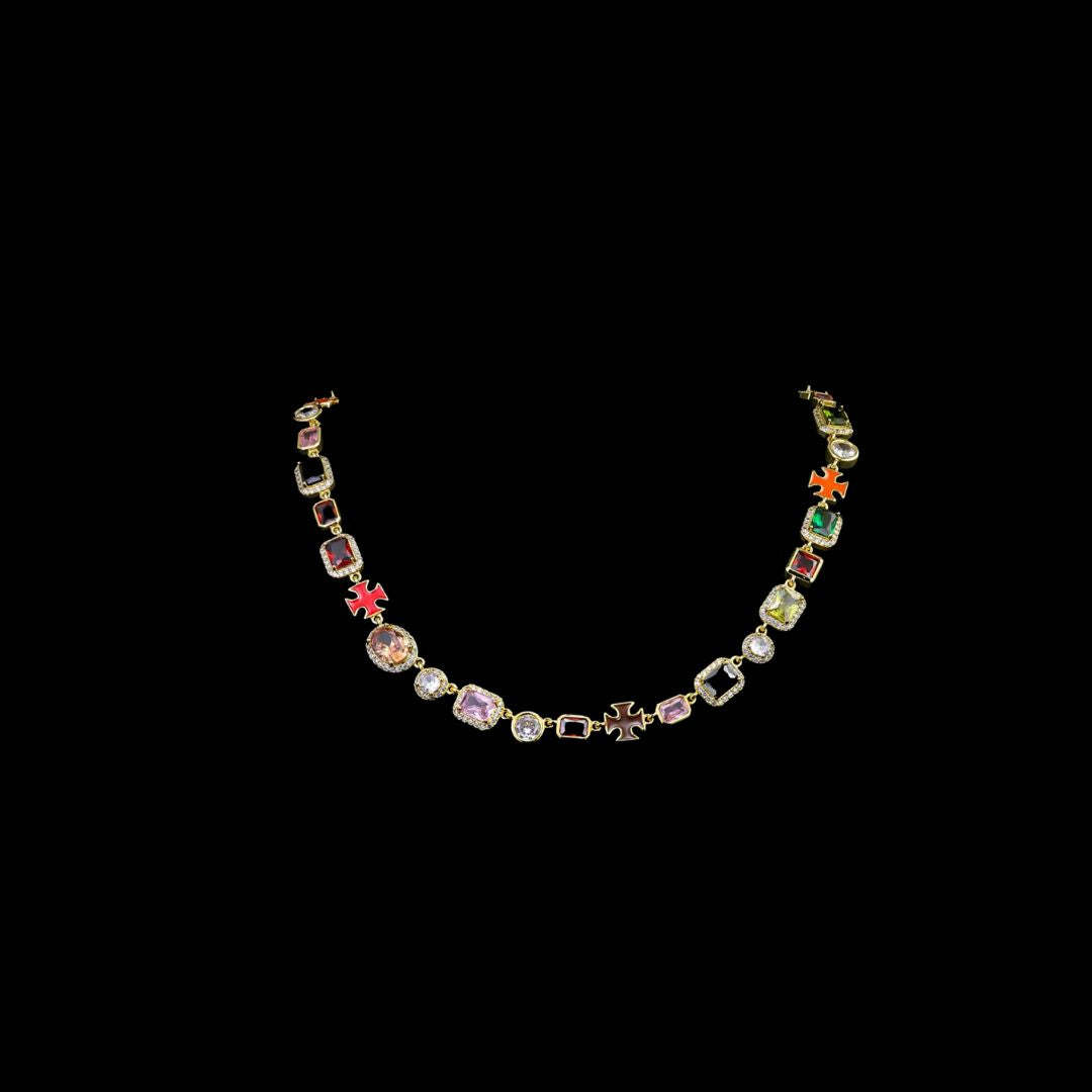 VYBES Gemstorm Necklace