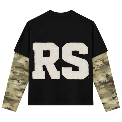 PRE-ORDER RS ATELIER DOUBLE SLEEVE BLACK X CAMO