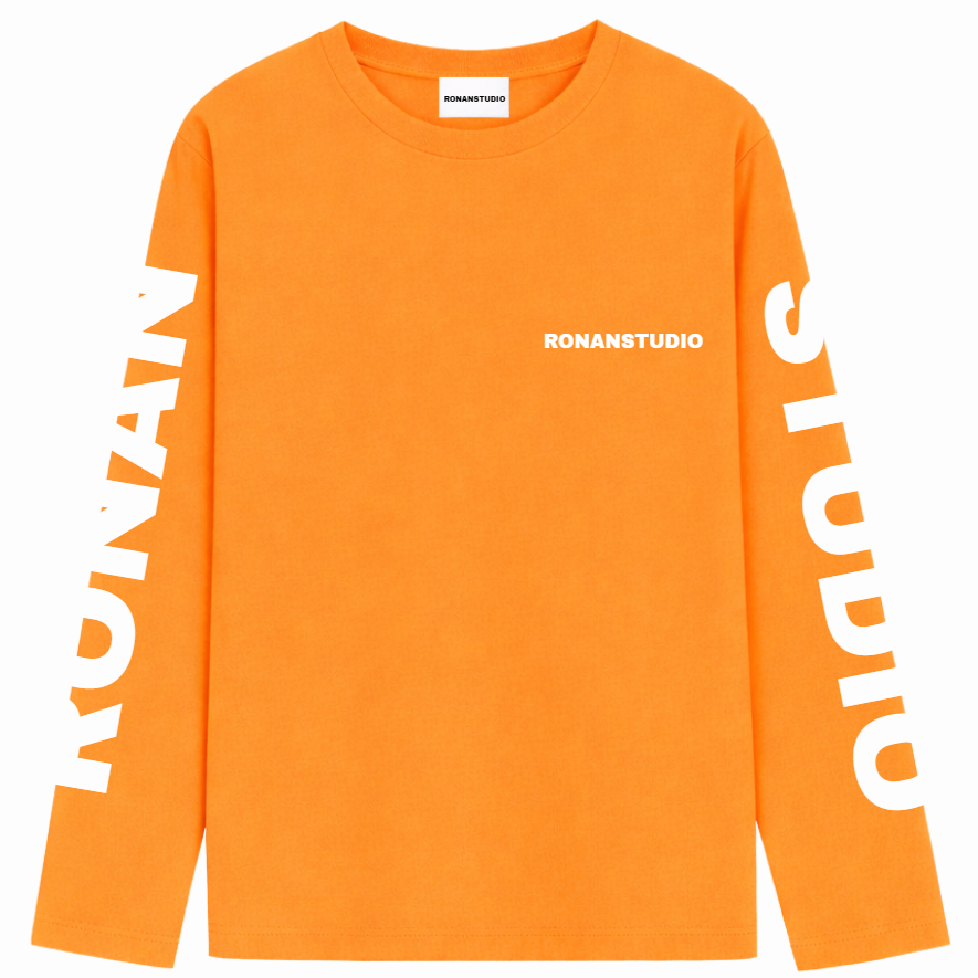 PRE-ORDER STUDIO ORANGE OVERSIZED LONGSLEEVE