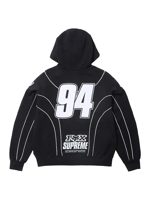Supreme Fox Racing Zip Up Hoodie