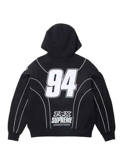 Supreme Fox Racing Zip Up Hoodie