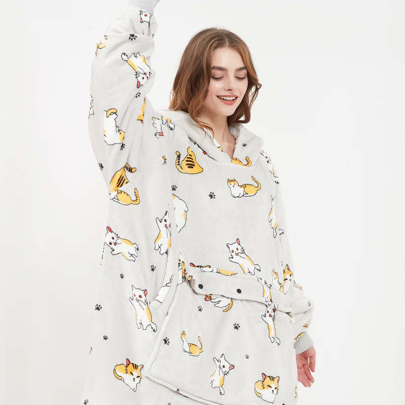 The Blanket Heated Hoodie With A Dog Pocket