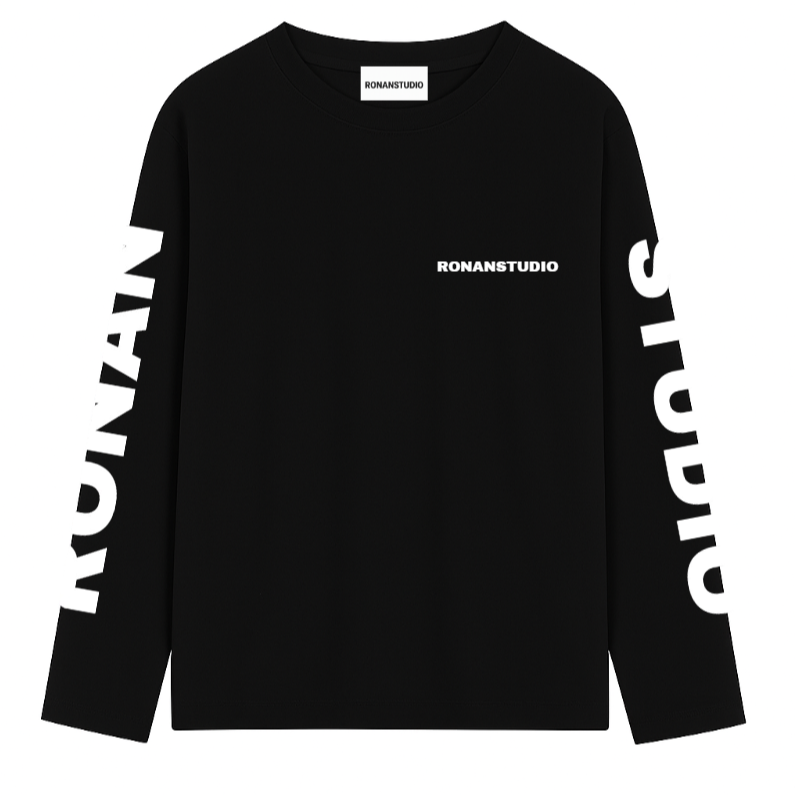 PRE-ORDER STUDIO BLACK OVERSIZED LONGSLEEVE