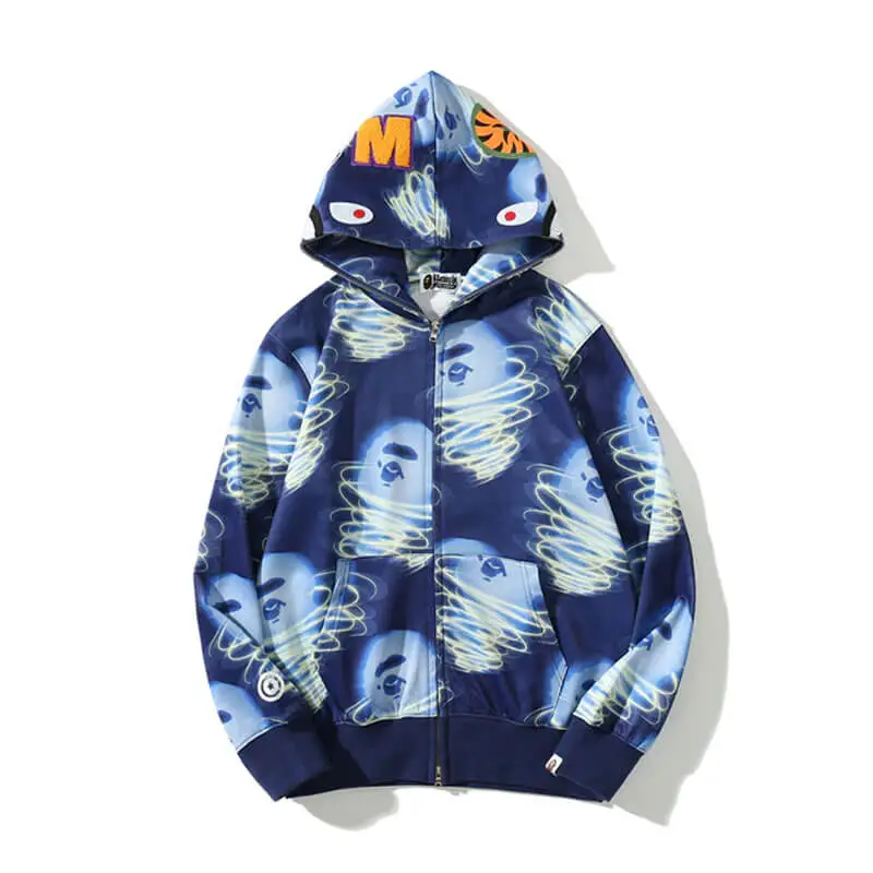 Zip Up A Bathing Ape Hoodies-OSI
