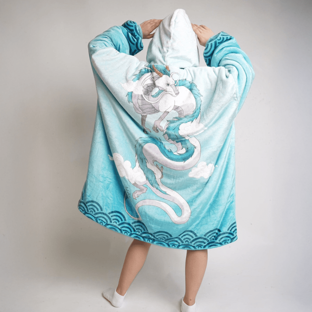 Haku Blanket Hoodie - Spirited Away