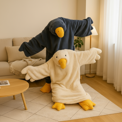Snuggy Goose Hooded Fleece Robe™