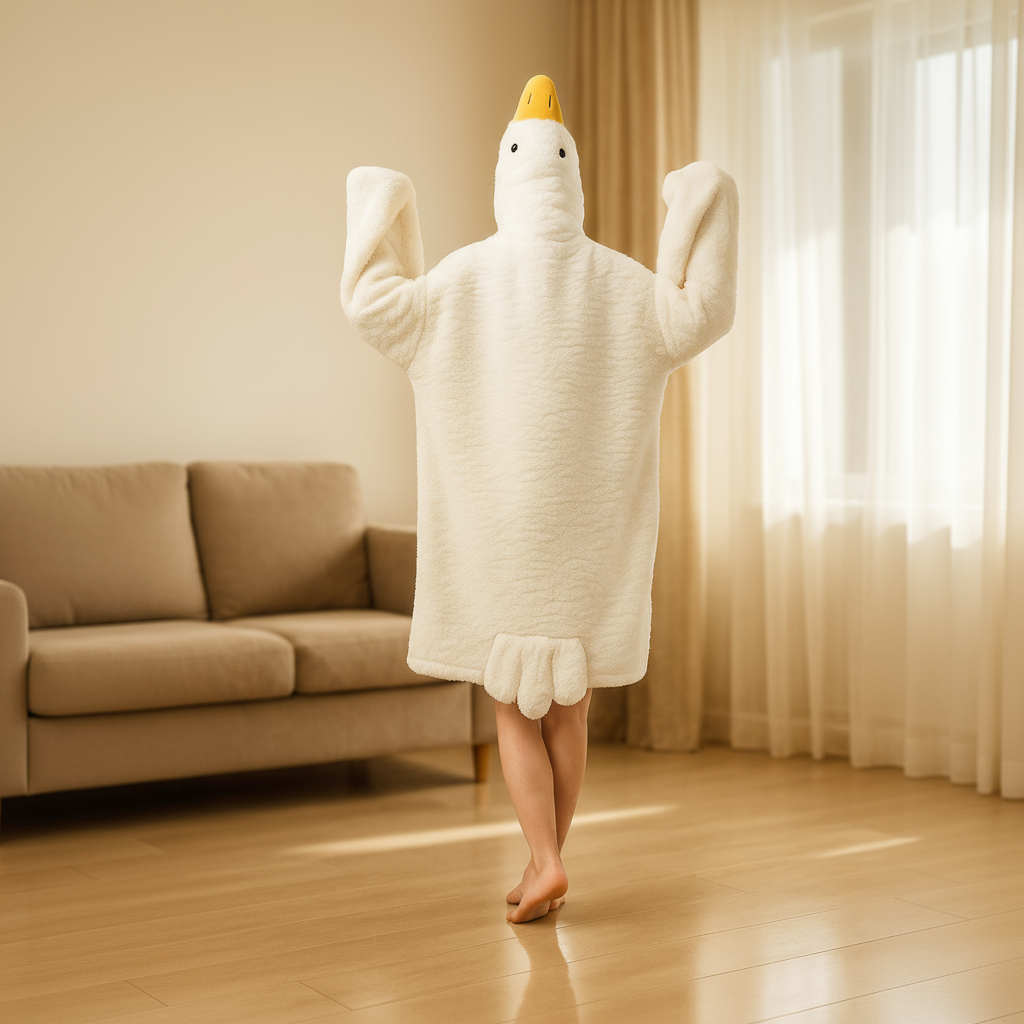 Snuggy Goose Hooded Fleece Robe™