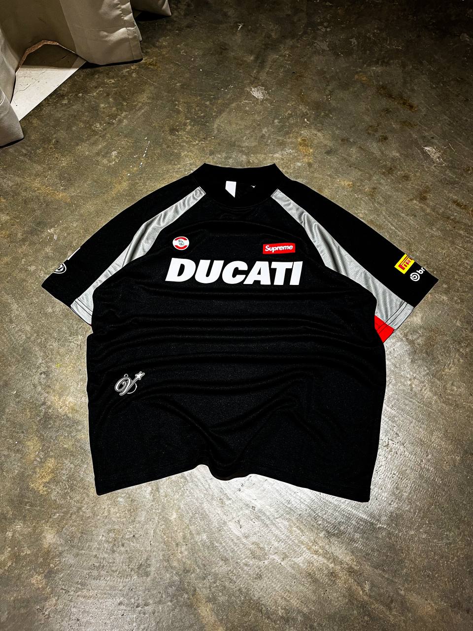 Supreme x Ducati Football tee