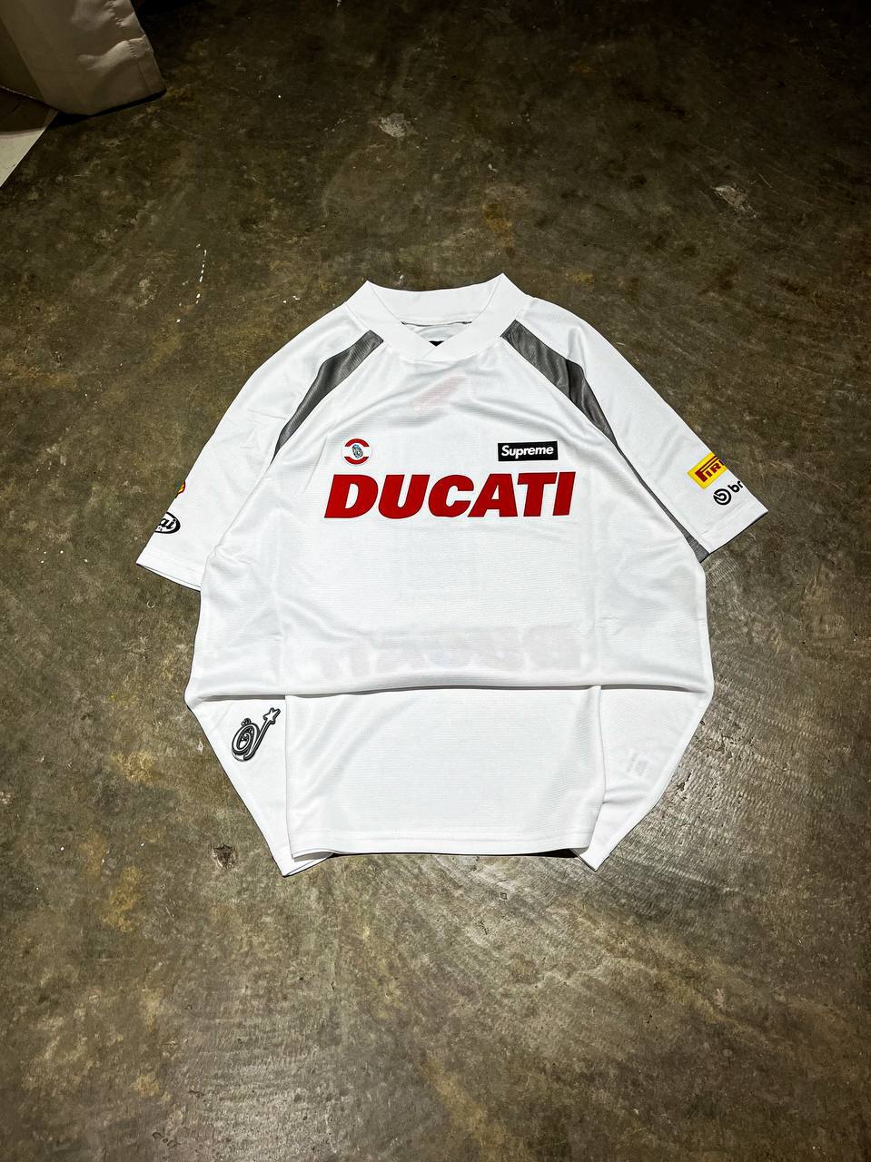 Supreme x Ducati Football tee