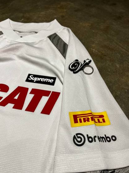 Supreme x Ducati Football tee
