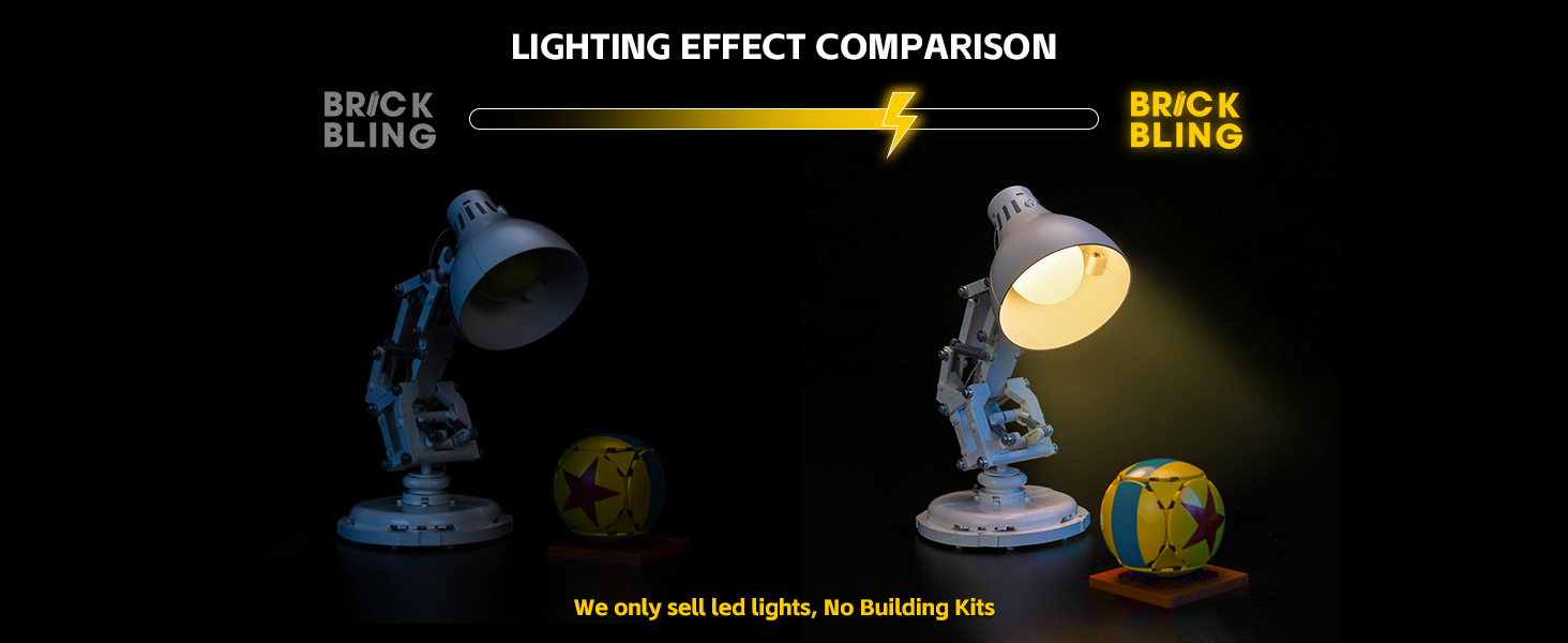 Lego Ideas Pixar Luxo Jr. light