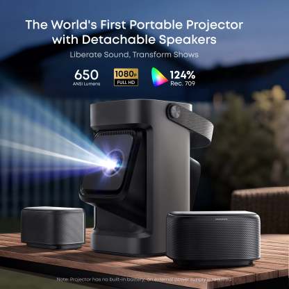 Soundcore Nebula P1 | Portable Projector with Detachable Speakers