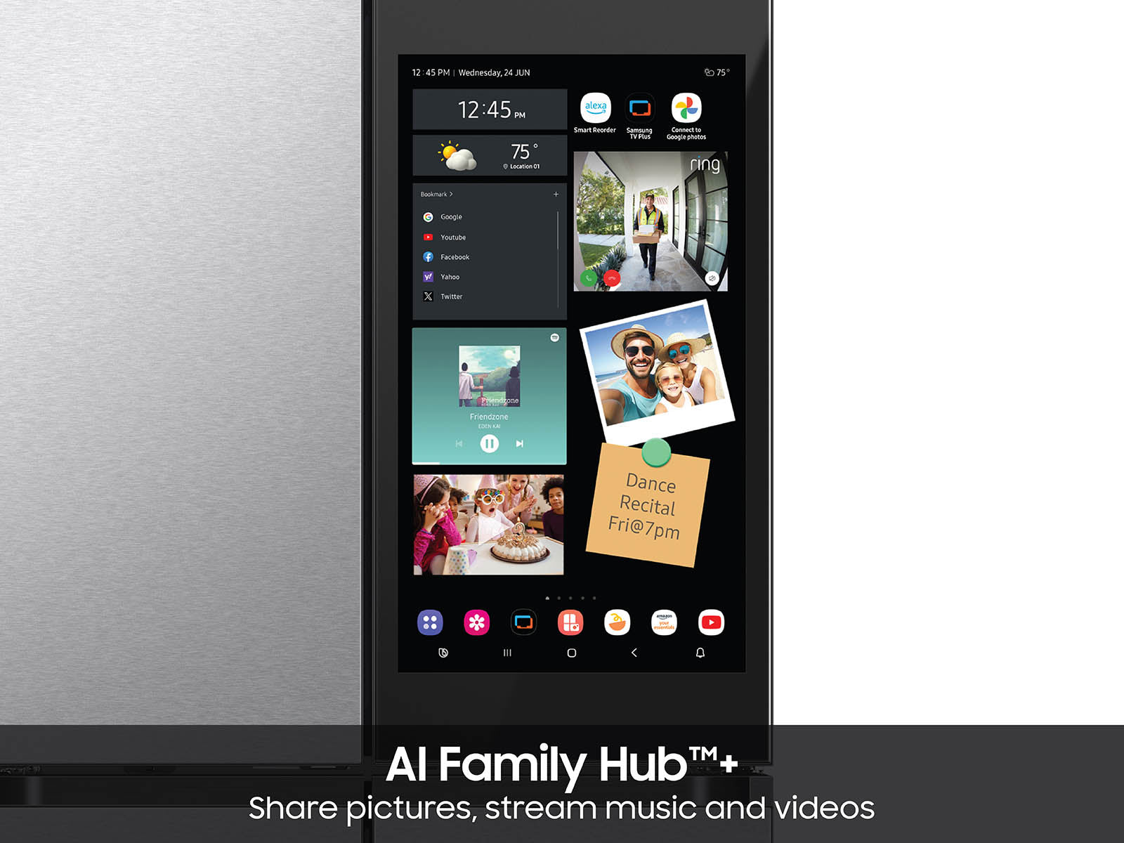 Bespoke AI 4-Door Flex™ Refrigerator