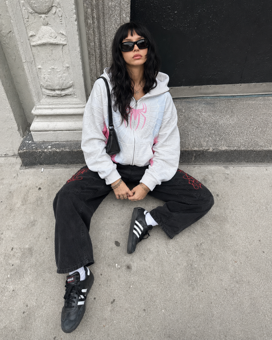 Classic Spider Print Hoodie