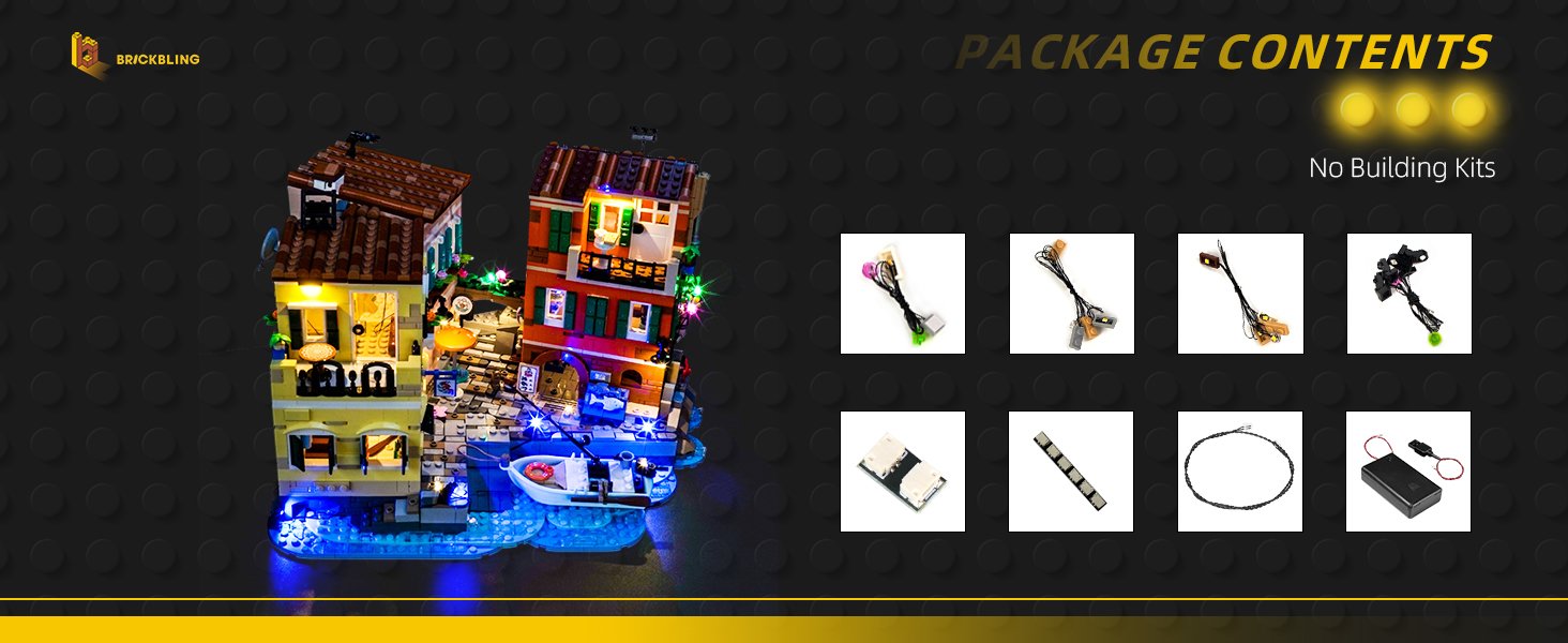 Lego 21359 Italian Riviera light