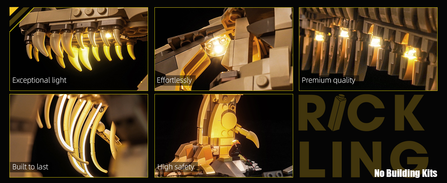 Lego Dinosaur Fossils: Tyrannosaurus rex light