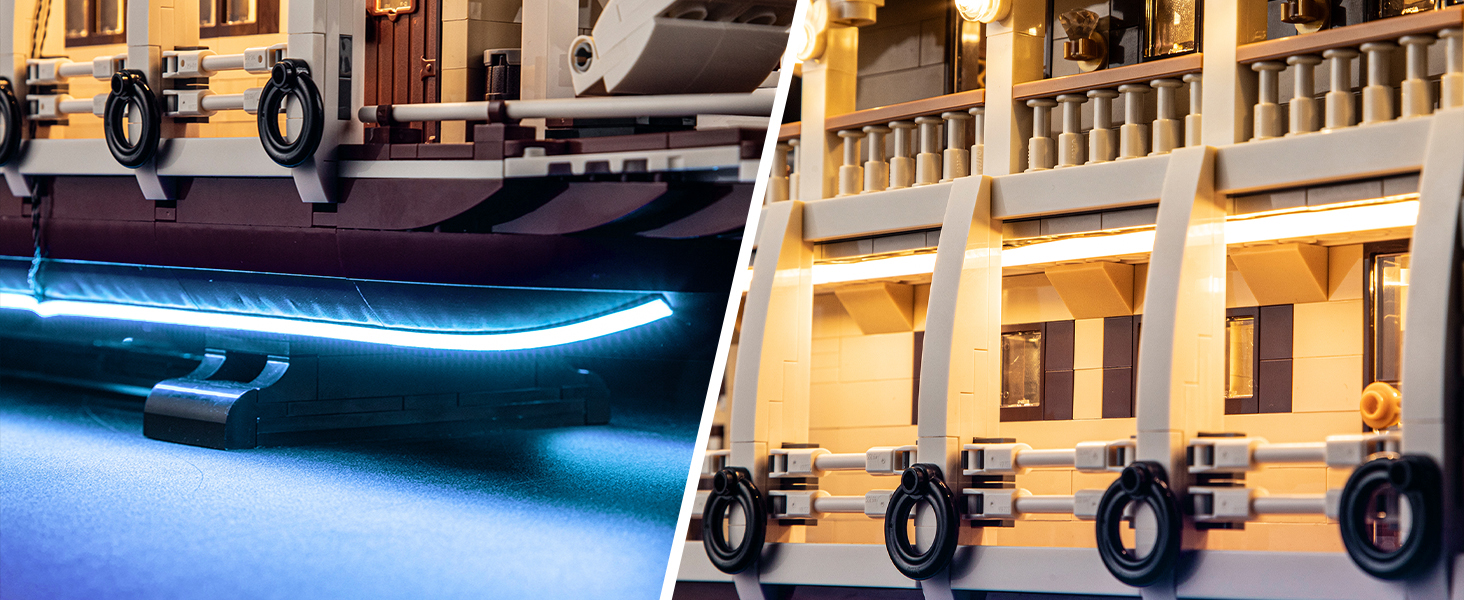 BRIKSMAX 2.0 Innovative Light Kits for Lego 21356 River Steamboat