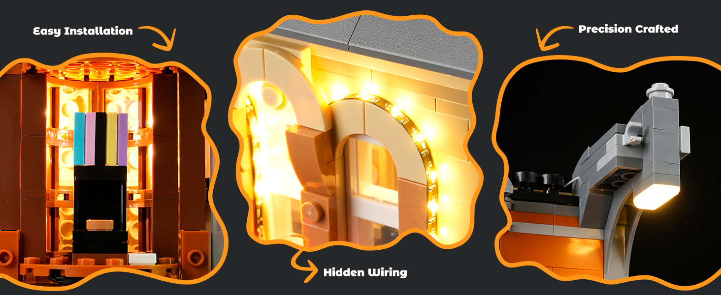 LIGHTAILING Light for Lego 10351 Sherlock-Holmes: Book-Nook