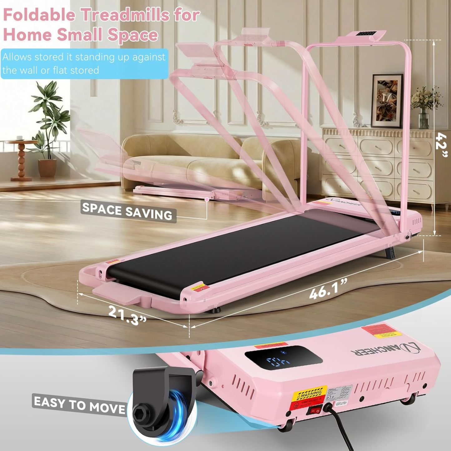 Lumen Foldable Treadmill