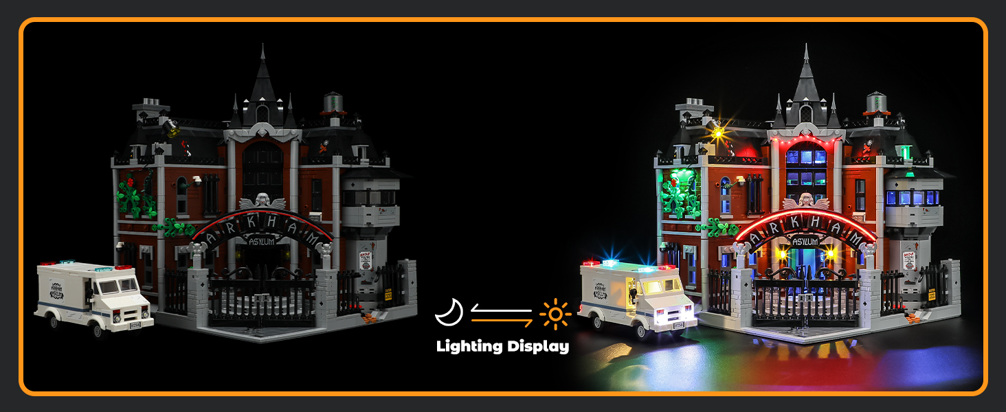 LIGHTAILING Light for Lego 76300 Arkham Asylum