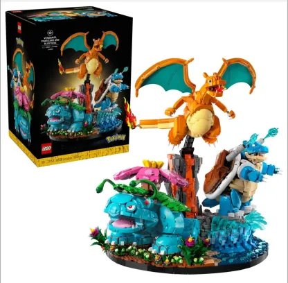 LEGO Pokemon Charizard Blastoise Venusaur Set PREORDER SHIPS 2/27
