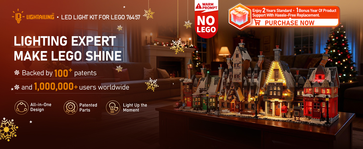 LIGHTAILING Light for Lego 76457 Hogsmeade-Village – Collectors' Edition