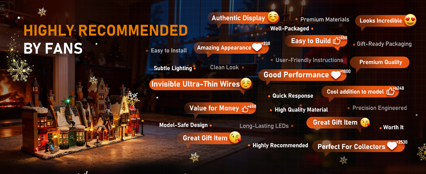 LIGHTAILING Light for Lego-76457 Hogsmeade-Village – Collectors' Edition