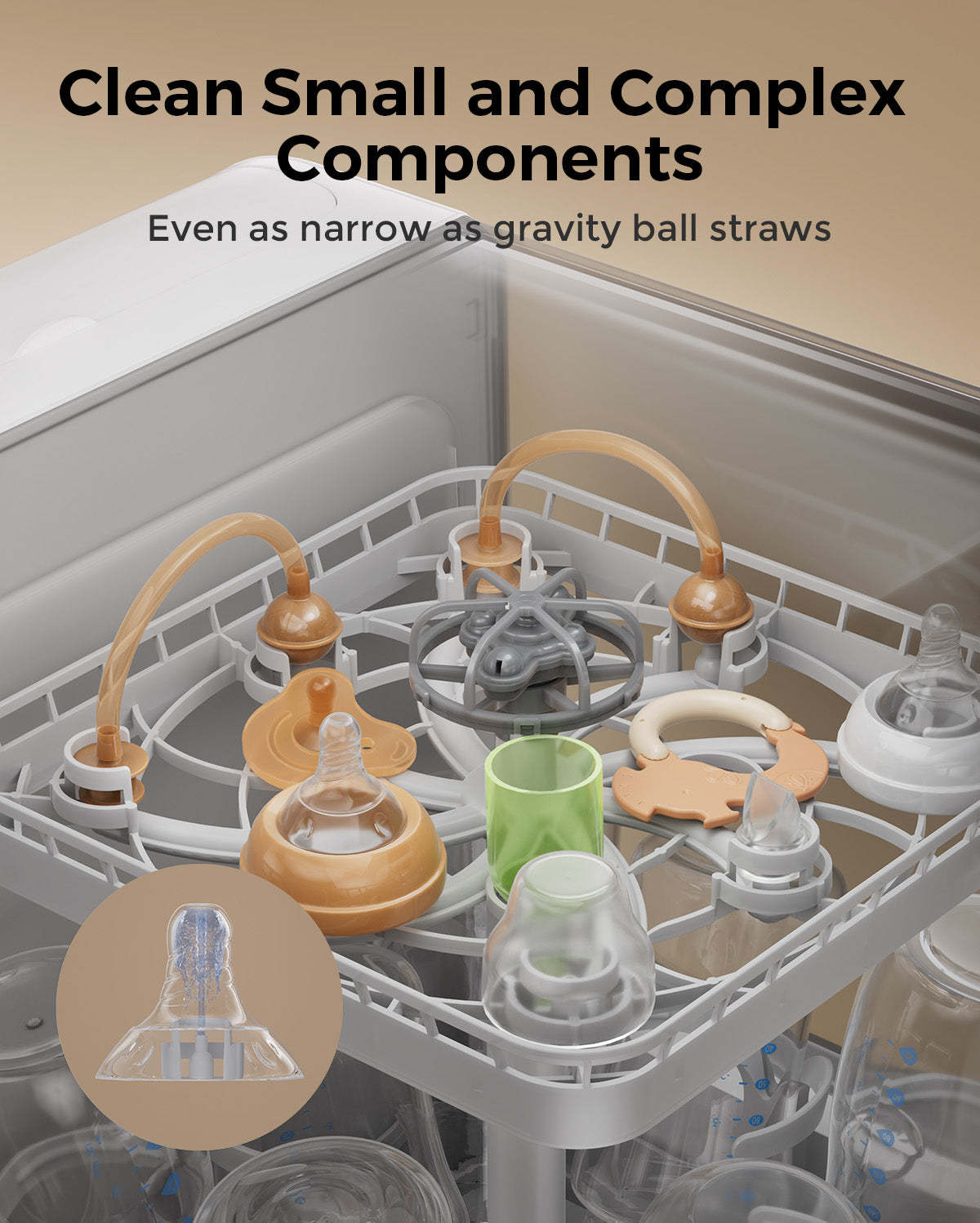 Momcozy DeepClean Baby Bottle Washer (D8)