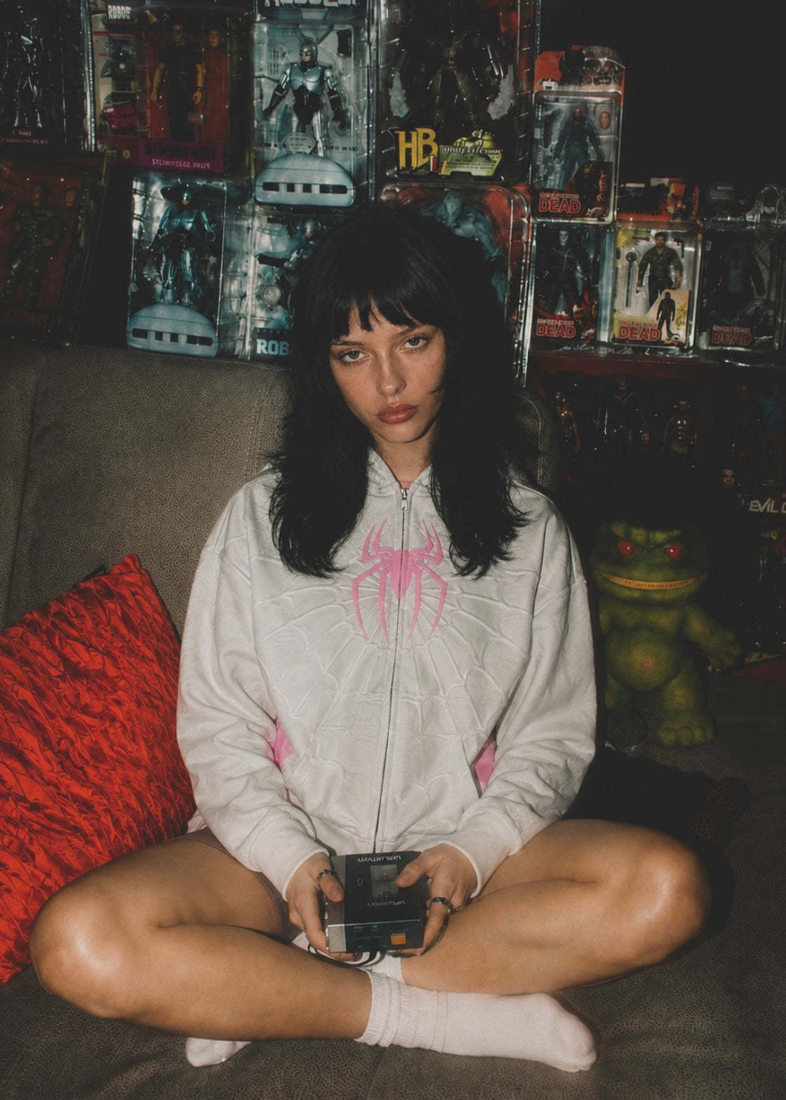 Classic Spider Print Hoodie
