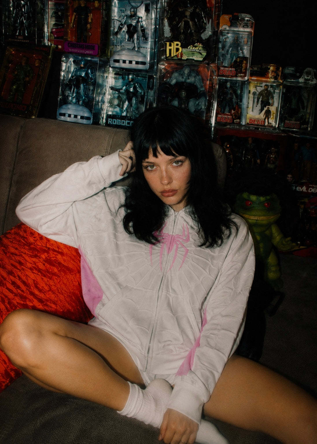 Classic Spider Print Hoodie
