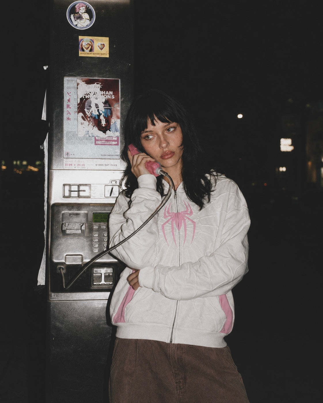 Classic Spider Print Hoodie