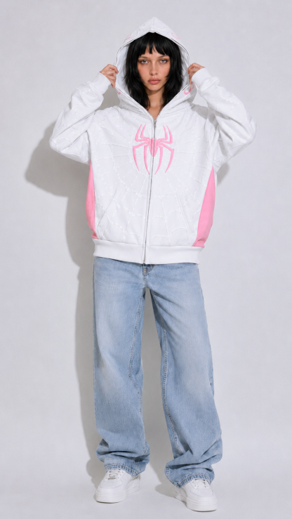 Classic Spider Print Hoodie