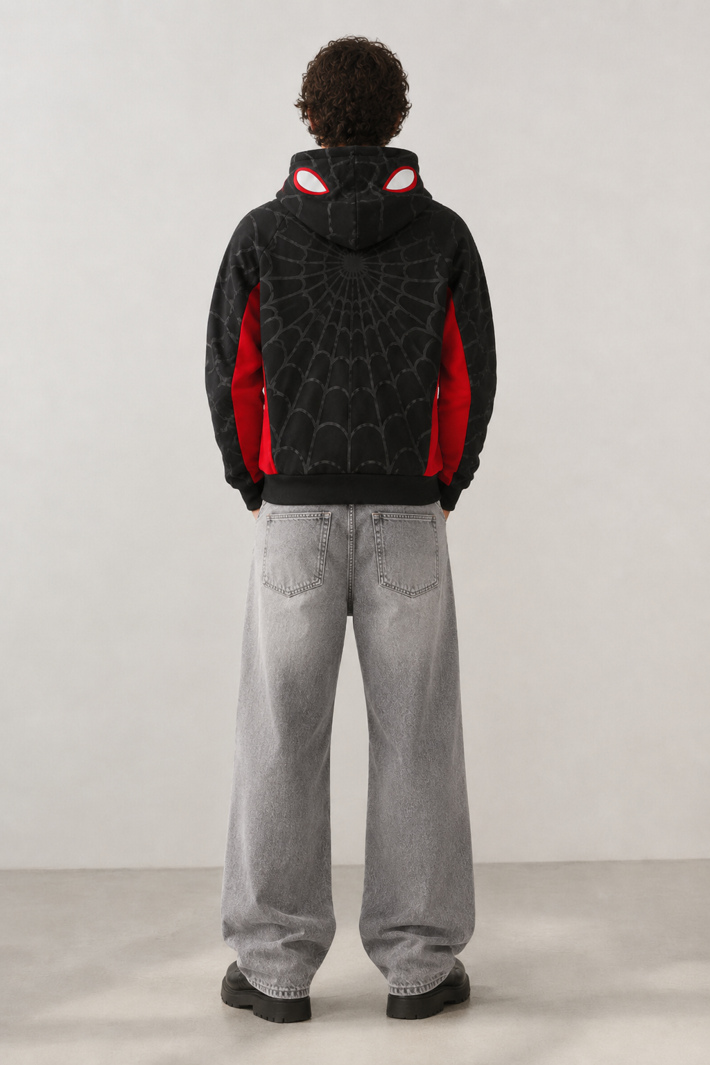 Classic Spider Print Hoodie