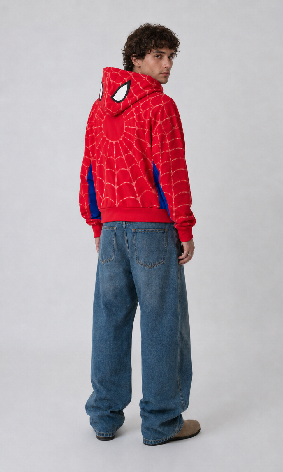 Classic Spider Print Hoodie