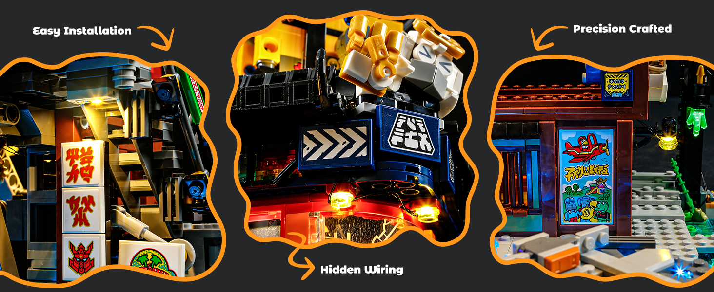 LIGHTAILING Light for Lego 71837 NINJAGO City-Workshops
