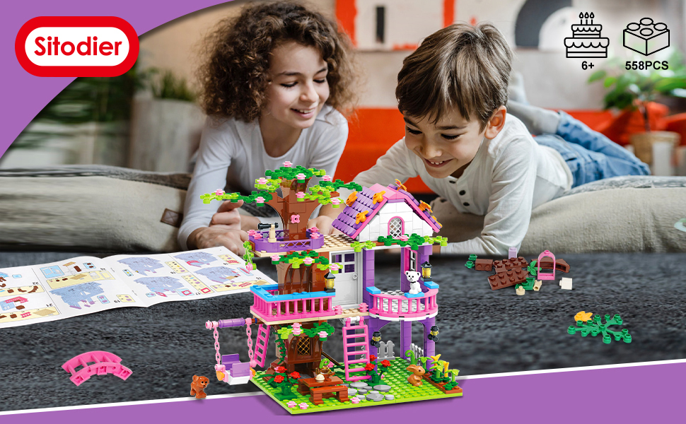 girls builidng blocks set toy