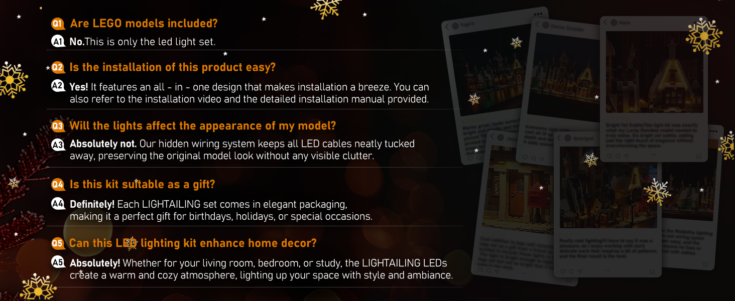 LIGHTAILING Light for Lego-76457 Hogsmeade-Village – Collectors' Edition