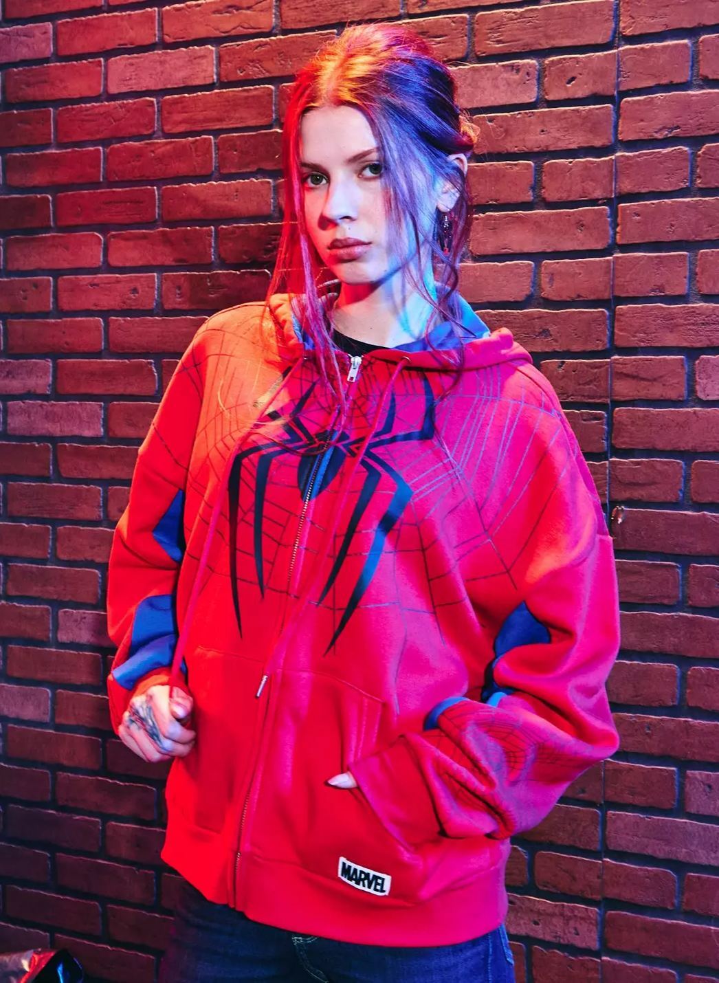 Brand New Day Spider-Man Girls Oversized Hoodie