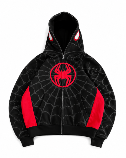 Classic Spider Print Hoodie