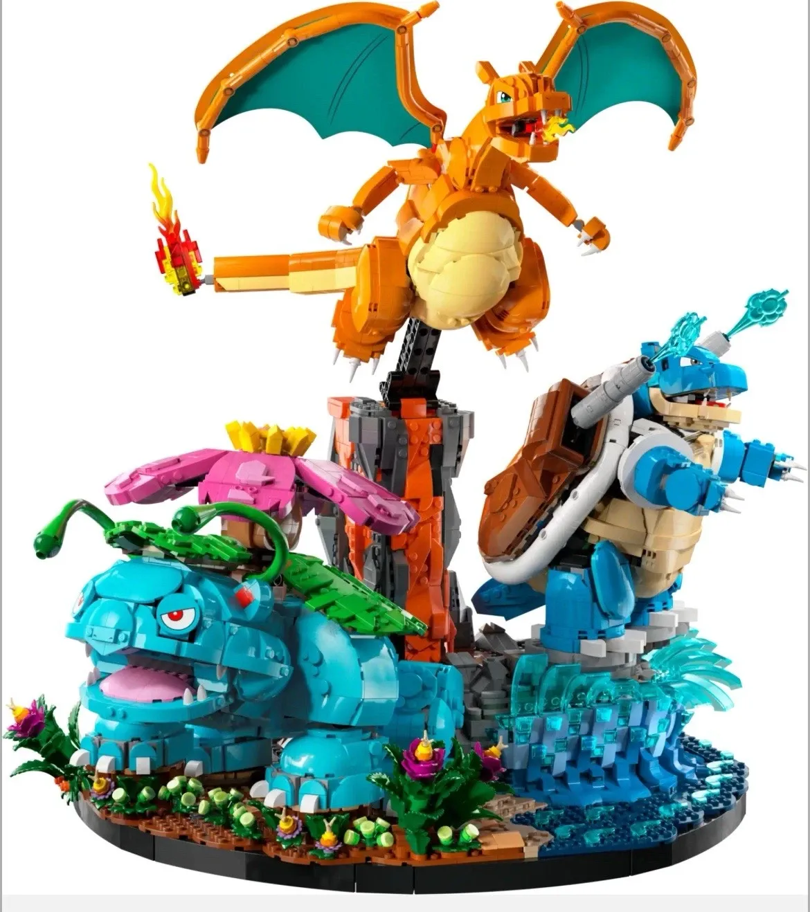 LEGO Pokemon Charizard Blastoise Venusaur Set PREORDER SHIPS 2/27