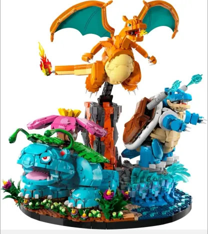 LEGO Pokemon Charizard Blastoise Venusaur Set PREORDER SHIPS 2/27