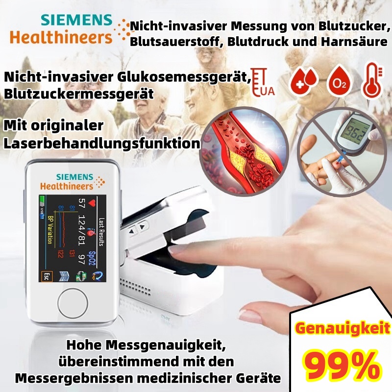 🎉50 % Rabatt auf limitierte Auflage👨⚕️Siemens 2025 Version 3.0 umfassendes multifunktionales Blutzuckermessgerät zur Zustandsüberwachung