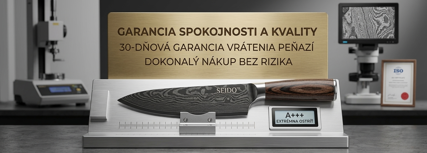 SEIDO™: Profesionálna sada nožov s extrémnou ostrosťou