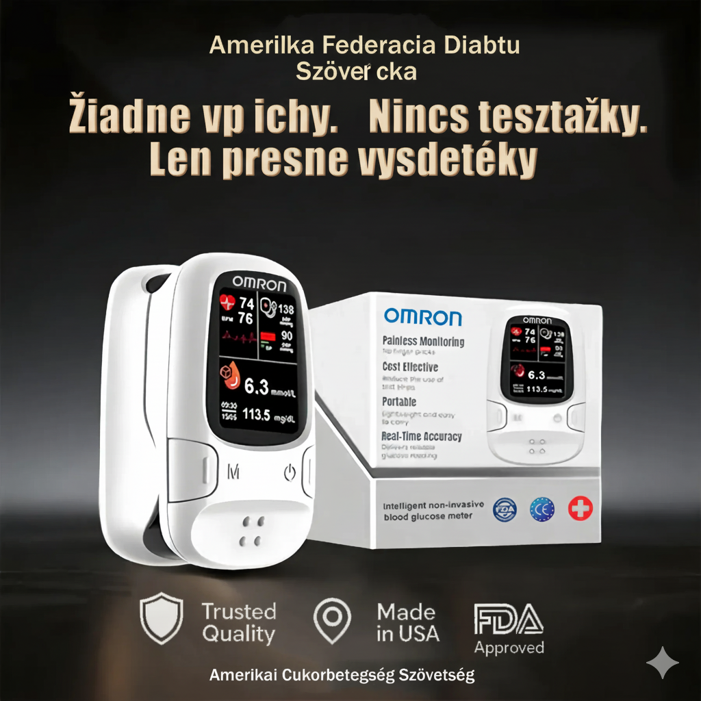 Omron™ predstavuje nový neinvazívny inteligentný glukomer v krvi 🔥Vyrobený v USA🔥