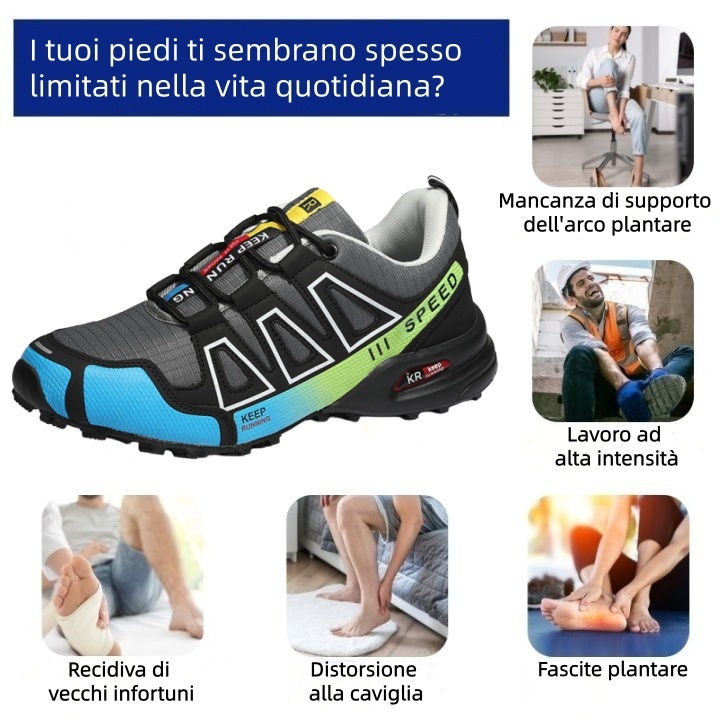 Scarpe ortopediche dal design ergonomico per dolori alla schiena, alle articolazioni e ai piedi - unisex