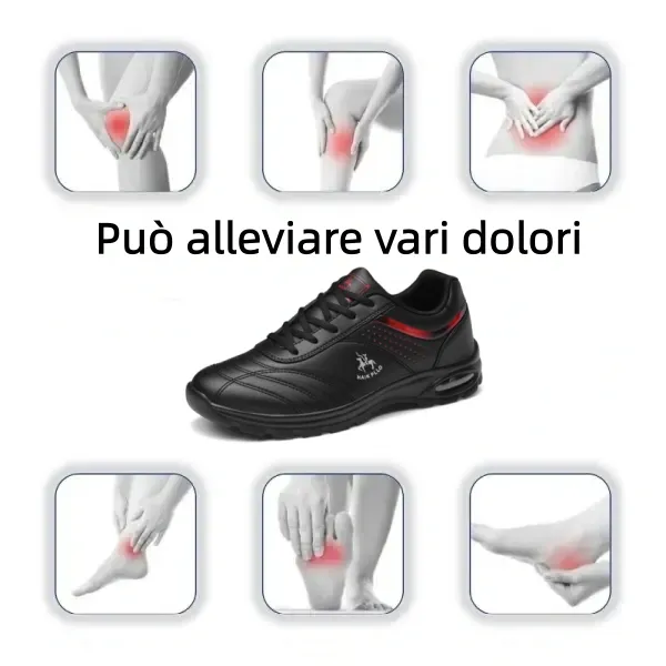 【🎁Offerta a tempo limitato】Scarpe da passeggio dal design ergonomico👞Cucite a mano - Impermeabili e antiscivolo✅Supporto dell'arco plantare per una camminata confortevole✅