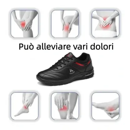 【🎁Offerta a tempo limitato】Scarpe da passeggio dal design ergonomico👞Cucite a mano - Impermeabili e antiscivolo✅Supporto dell'arco plantare per una camminata confortevole✅